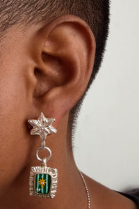 Aretes Estrellita pintados
