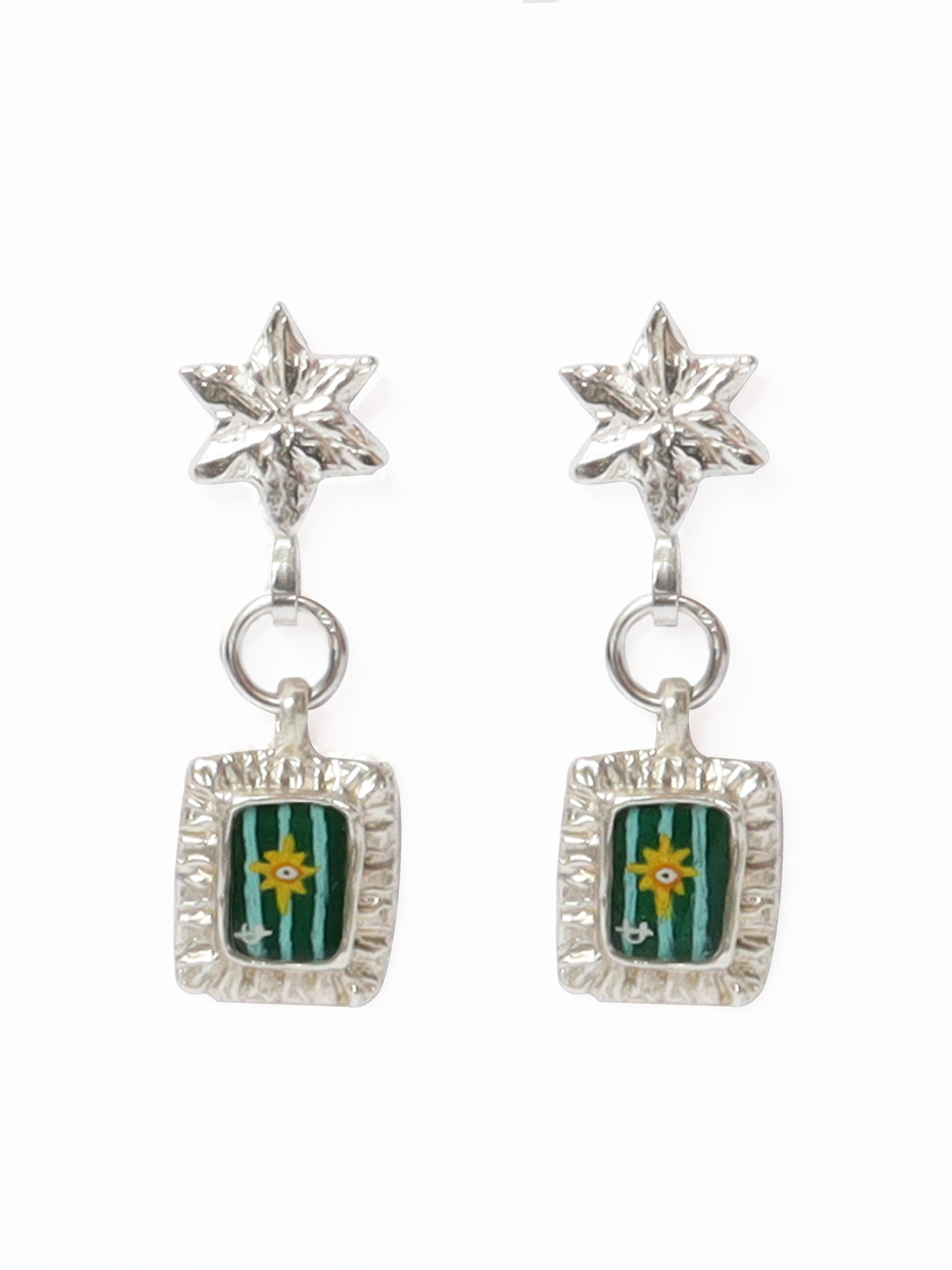 Aretes Estrellita pintados